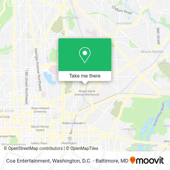 Coa Entertainment map