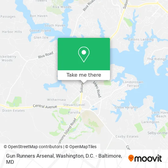 Gun Runners Arsenal map