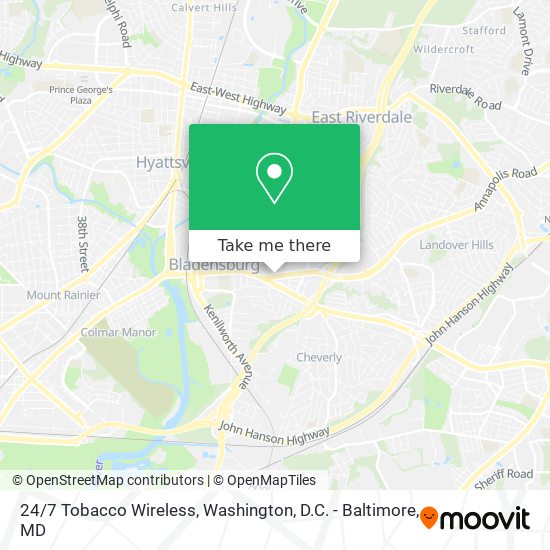 24/7 Tobacco Wireless map