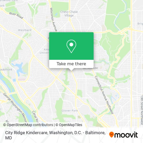 Mapa de City Ridge Kindercare