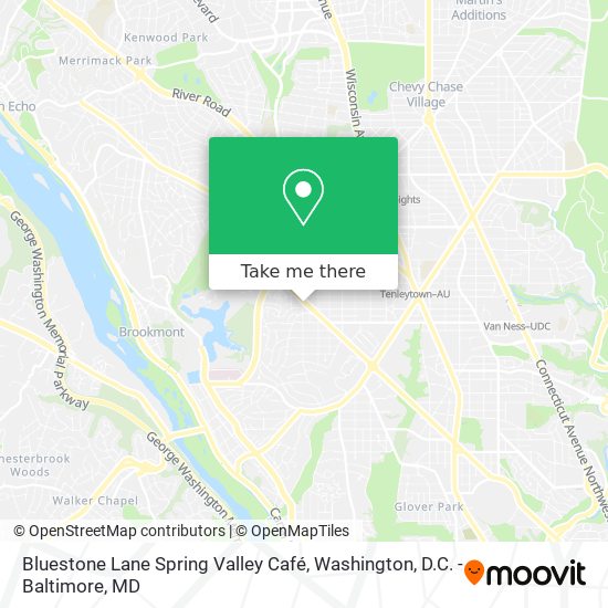 Bluestone Lane Spring Valley Café map