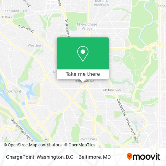 Mapa de ChargePoint