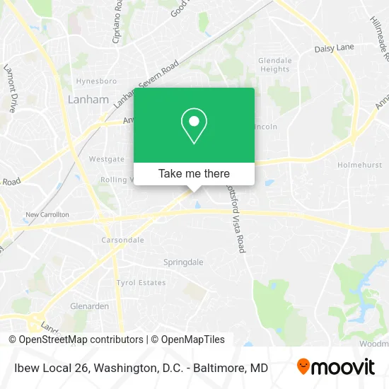 Ibew Local 26 map