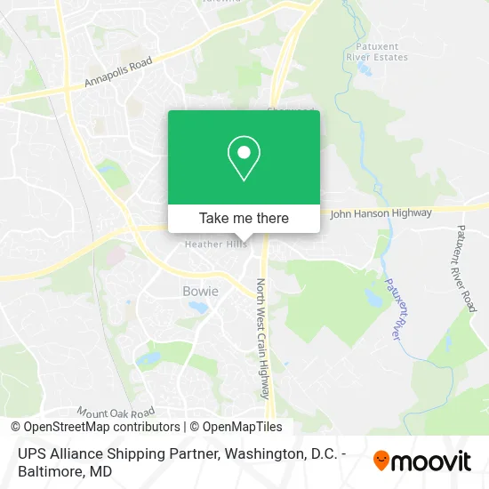 UPS Alliance Shipping Partner map
