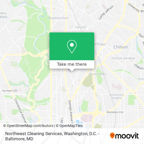 Northwest Cleaning Services map