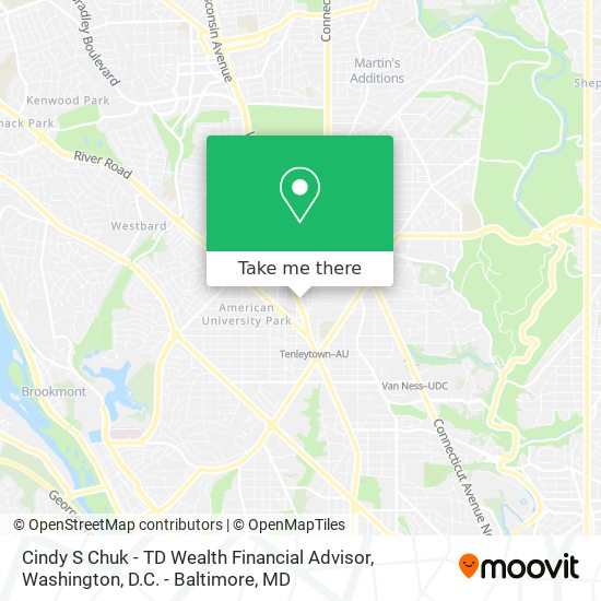 Mapa de Cindy S Chuk - TD Wealth Financial Advisor