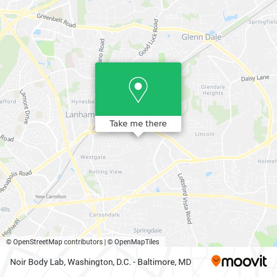 Noir Body Lab map