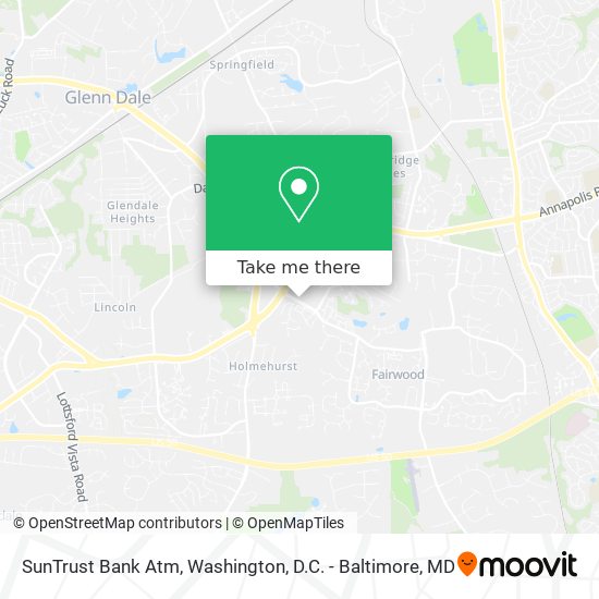 SunTrust Bank Atm map