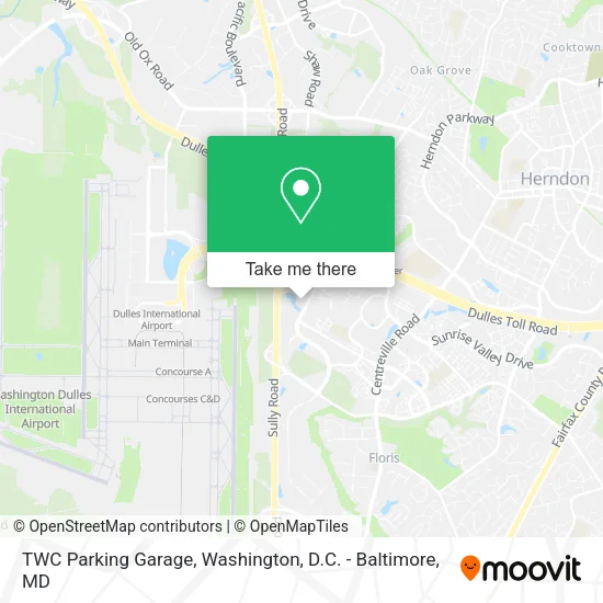 Mapa de TWC Parking Garage