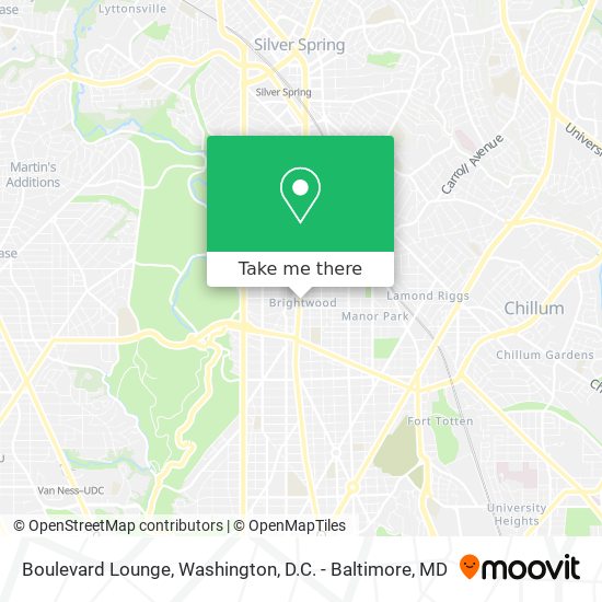 Boulevard Lounge map