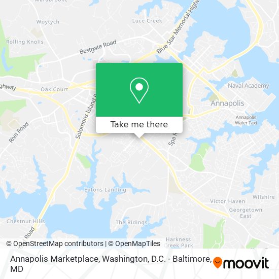 Annapolis Marketplace map