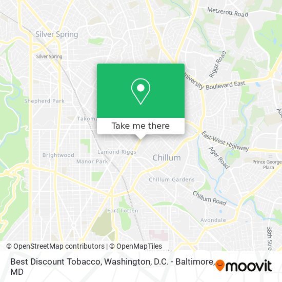 Best Discount Tobacco map