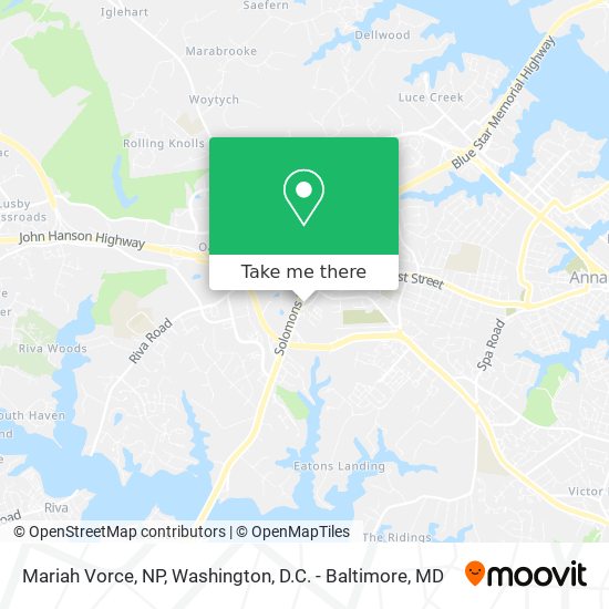 Mapa de Mariah Vorce, NP