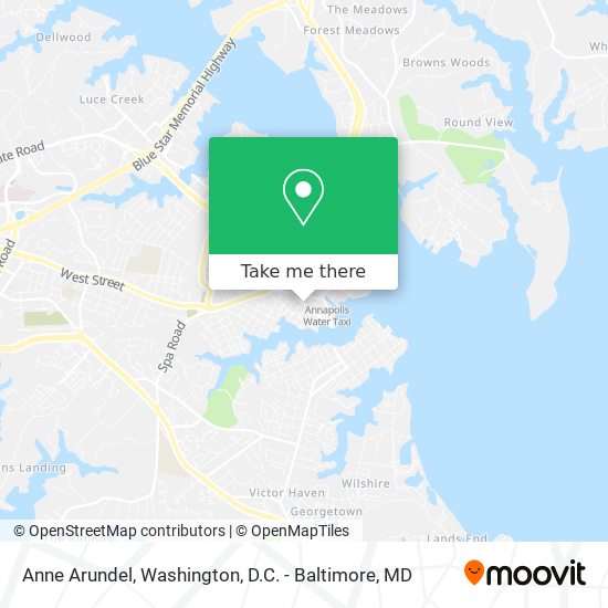 Anne Arundel map