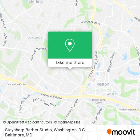 Mapa de Staysharp Barber Studio