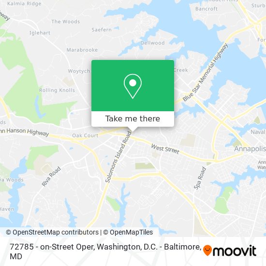Mapa de 72785 - on-Street Oper