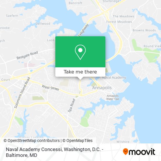Naval Academy Concessi map