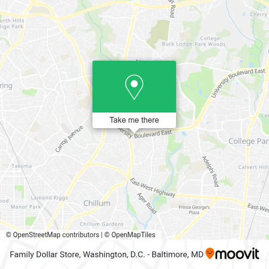 Family Dollar Store map