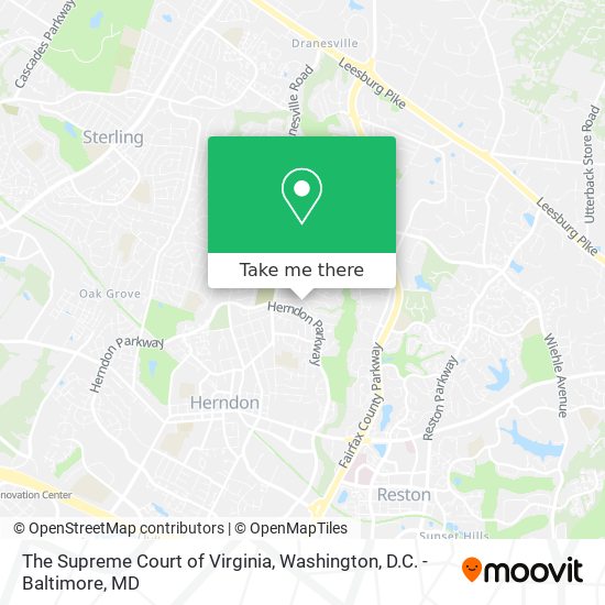 Mapa de The Supreme Court of Virginia