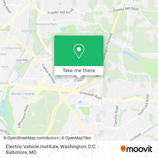 Electric Vehicle Institute map