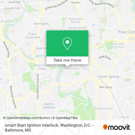 smart Start Ignition Interlock map