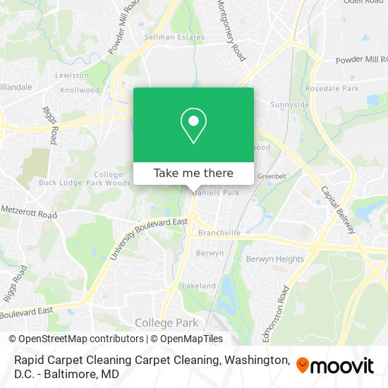 Rapid Carpet Cleaning Carpet Cleaning map