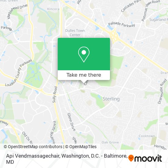 Api Vendmassagechair map
