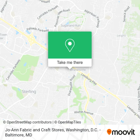 Mapa de Jo-Ann Fabric and Craft Stores