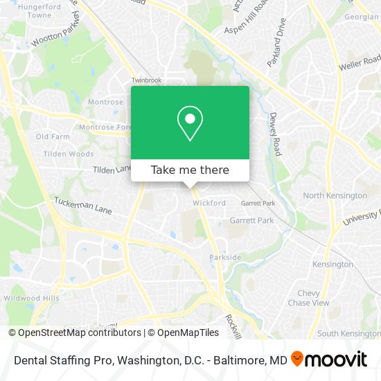 Mapa de Dental Staffing Pro
