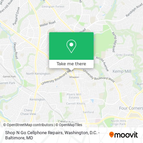 Shop N Go Cellphone Repairs map