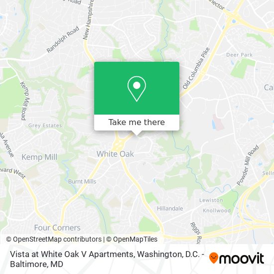 Mapa de Vista at White Oak V Apartments