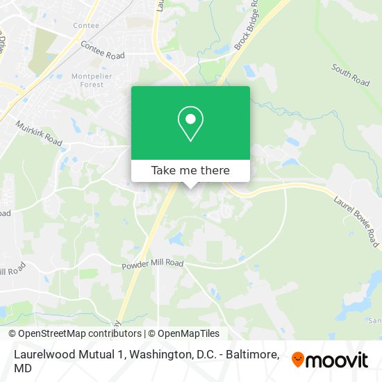 Laurelwood Mutual 1 map