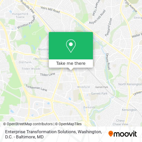 Enterprise Transformation Solutions map