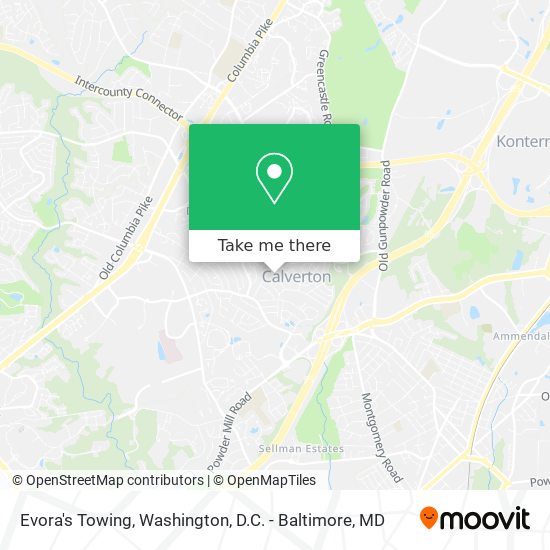 Evora's Towing map