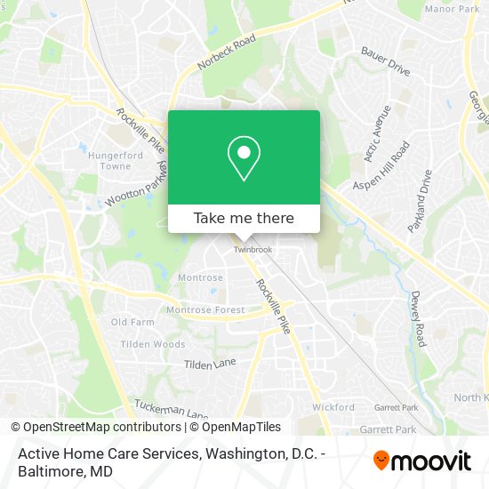 Active Home Care Services map