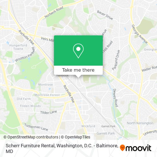 Scherr Furniture Rental map