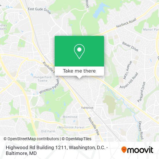 Mapa de Highwood Rd Building 1211