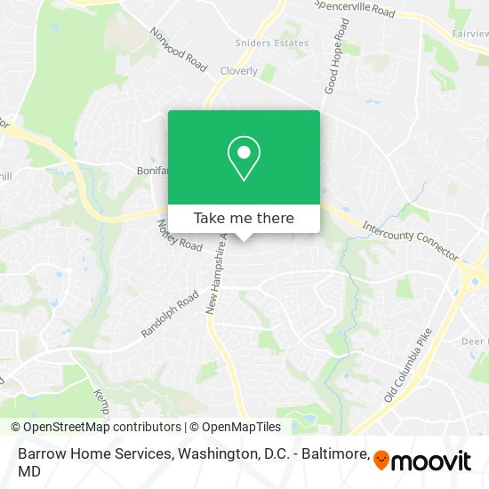 Mapa de Barrow Home Services