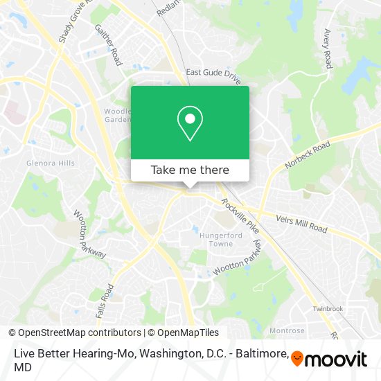 Live Better Hearing-Mo map