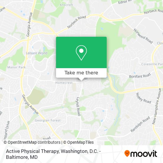 Mapa de Active Physical Therapy