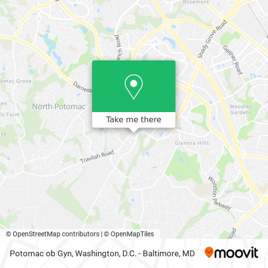 Mapa de Potomac ob Gyn
