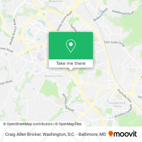 Craig Allen Bricker map