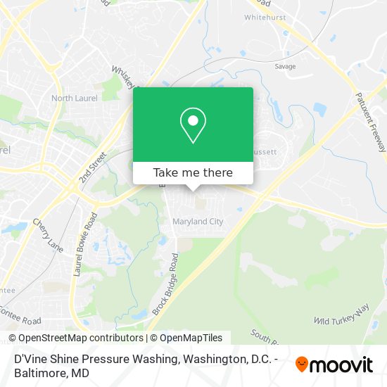 D'Vine Shine Pressure Washing map