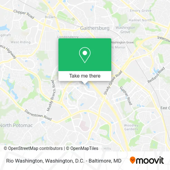 Rio Washington map