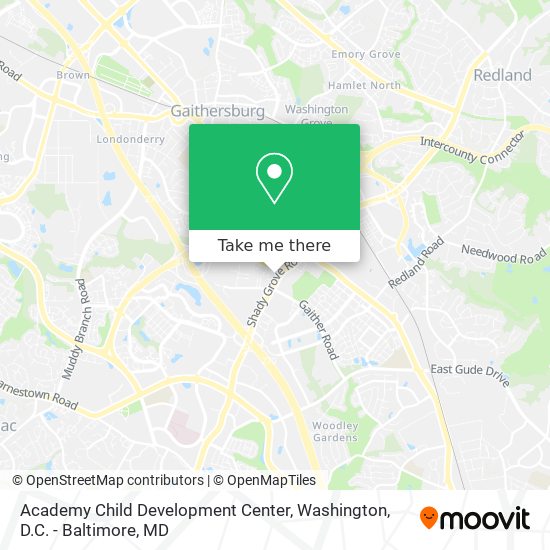 Mapa de Academy Child Development Center