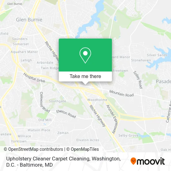 Mapa de Upholstery Cleaner Carpet Cleaning