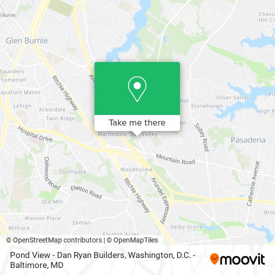 Mapa de Pond View - Dan Ryan Builders