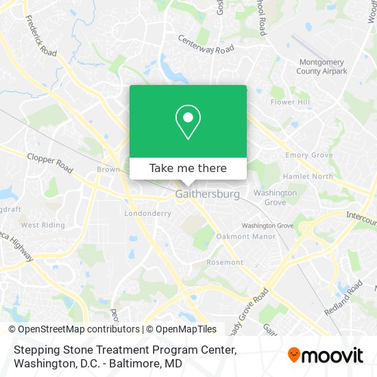 Mapa de Stepping Stone Treatment Program Center