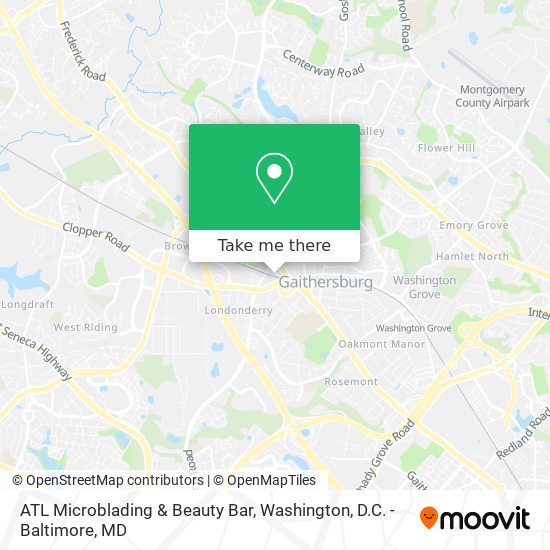 Mapa de ATL Microblading & Beauty Bar