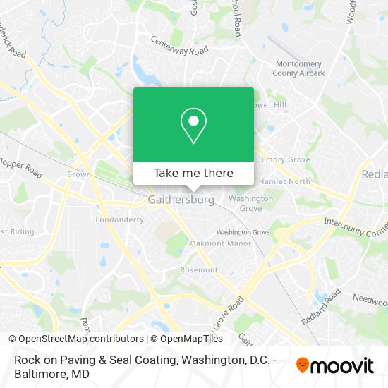 Rock on Paving & Seal Coating map